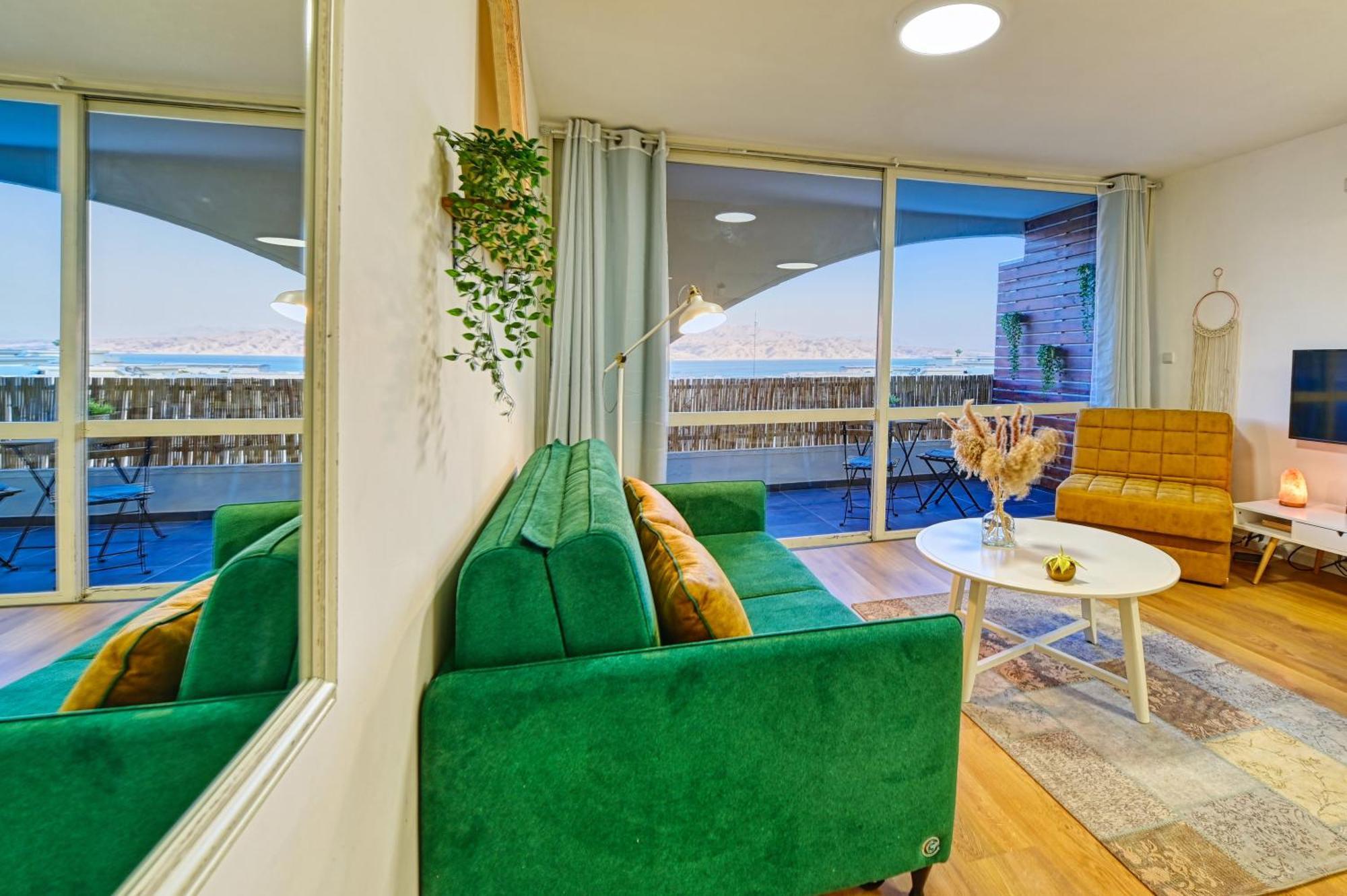 Apartamento יחידת בוטיק מעוצבת עם נוף למפרץ במיקום מצויין Eilat Exterior foto